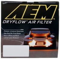 AEM DryFlow Air Filter - Round 2.75in ID x 6.25in OD x 8.25in H fits 2007 - 2014 Ford/Volvo - My Store