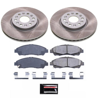 compare product Power Stop 17-20 GMC Acadia Front Semi-Coated Rotor Kit
