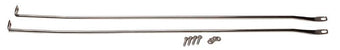 compare product Kentrol 97-06 Jeep Wrangler TJ Strut Rod Kit - Polished Silver