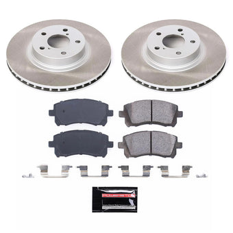 compare product Power Stop 2000 Subaru Outback Front Semi-Coated Rotor Kit