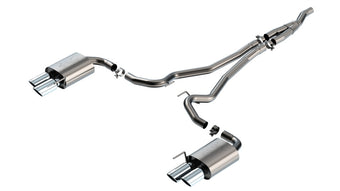 compare product Borla 2024 Ford Mustang Ecoboost 2.3L Cat-Back Exhaust System ATAK w/ Quad Tip - Non-Active