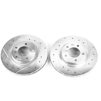 compare product Power Stop 95-99 BMW M3 Front Evolution Drilled & Slotted Rotors - Pair