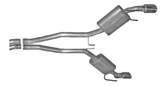 compare product Gibson 2010 Chevrolet Camaro SS 6.2L 2.25in Cat-Back Dual Exhaust - Stainless