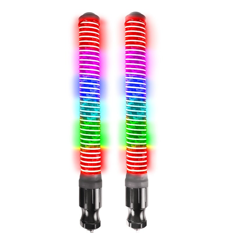 DragonFire Racing WarWhip Largos - 2 in x 2 ft RGB Quick Release - pair - My Store
