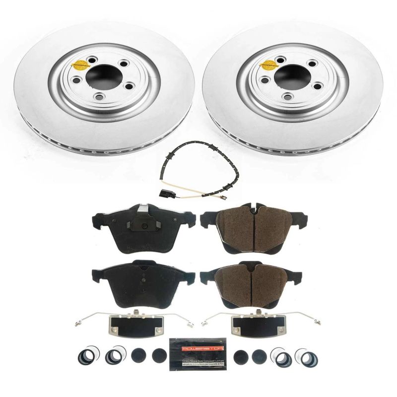 Power Stop 18 - 19 Jaguar F - Type Front Z17 Evolution Geomet Coated Brake Kit - My Store