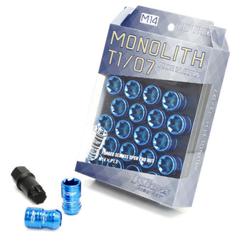 compare product Project Kics 12x1.50 Monolith T1/06 Lug Nut Set - Blue (20 Pcs)