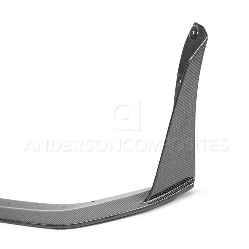 Anderson Composites 2020 Ford Mustang/Shelby GT500 Carbon Fiber Front Splitter Wickers - My Store