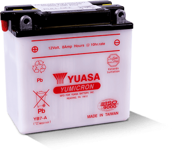 compare product Yuasa YB7-A Yumicron 12-Volt Battery