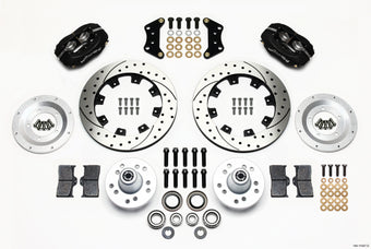 compare product Wilwood Forged Dynalite Front Kit 12.19in Drilled Magnum Force Drop Spindle