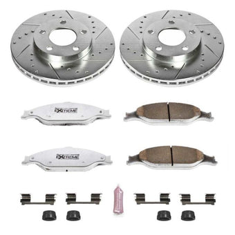 compare product Power Stop 99-04 Ford Mustang Front Z26 Street Warrior Brake Kit