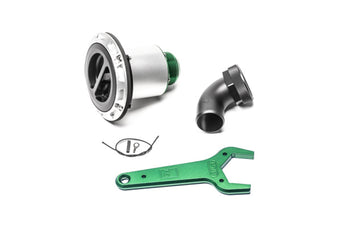 compare product Radium Engineering Remote Mount Vented Standard Filler 1.5in Elbow