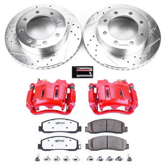 compare product Power Stop 10-11 Ford F-350 Super Duty Front Z36 Truck & Tow Kit w/Cals