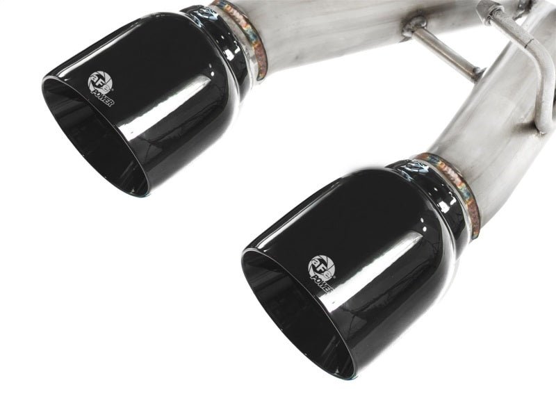 aFe MACHForce XP Exhaust 304SS Cat - Back w/ Black Tips 2008 VW Golf R32 V5 3.2L - My Store