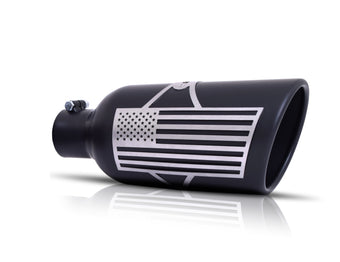 compare product Gibson Patriot Series Rolled Edge Slash-Cut Tip - 5in OD/3.5in Inlet/12in Length - Black Ceramic