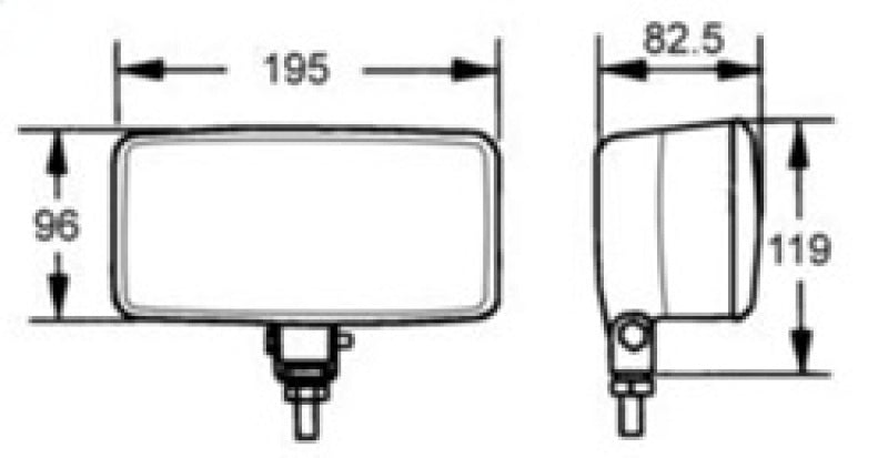 Hella 550 Series Lamp Kit H3 12V ECE/SAE - My Store