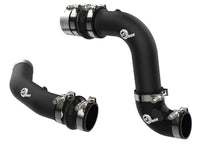 aFe 23 - 24 Ford Diesel Trucks V8 - 6.7L (td) BladeRunner Aluminum Hot and Cold Charge Pipe Kit - Black - My Store