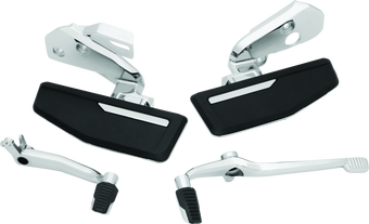 compare product Kuryakyn Omni Driver Floorboards Chrome