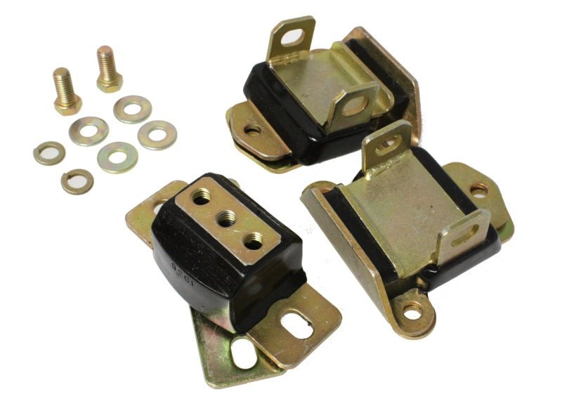 Energy Suspension 67 - 72 Camaro/64 - 72 Chevelle/63 - 82 Corvette Black Zinc 2 Engine & 1 Trans Mount Set - My Store