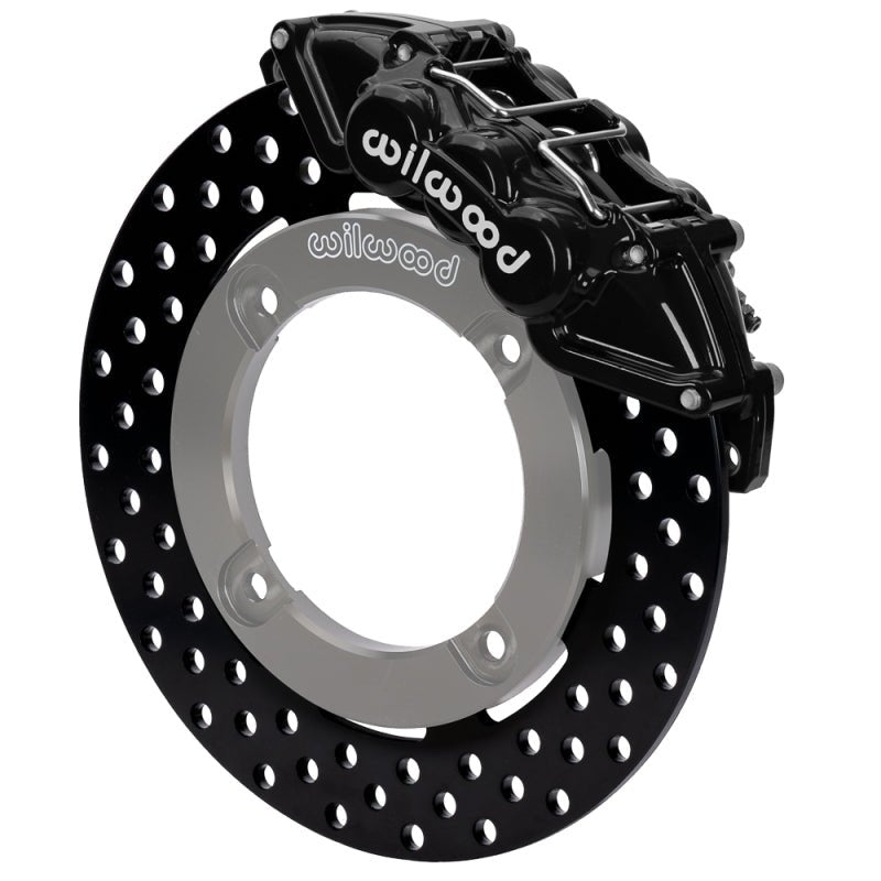 Wilwood 19 - 22 Honda Talon 1000 Black 6 - Piston Front Kit 11.25in - Drilled Rotors - My Store