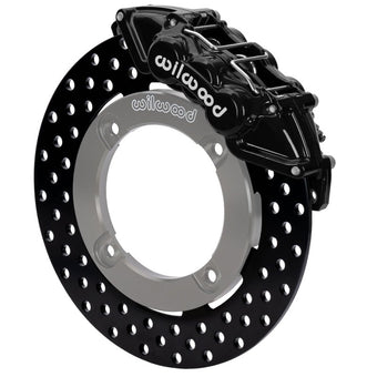 compare product Wilwood 19-22 Honda Talon 1000 Black 6-Piston Front Kit 11.25in - Drilled Rotors