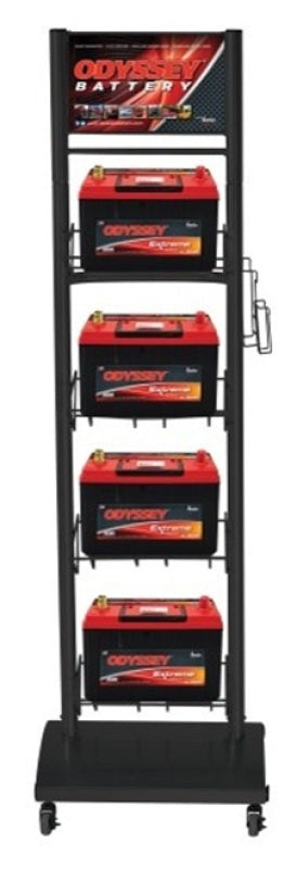 compare product Odyssey Battery 4-Battery Display Rack (1 Wide x 4 High)
