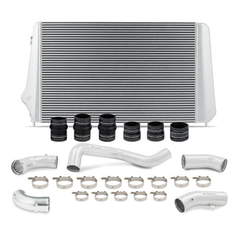 compare product Mishimoto 17-19 GM L5P Duramax Intercooler Kit - Silver w/ Polished Pipes