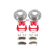 Power Stop 98 - 99 Acura CL Front Z26 Street Warrior Brake Kit w/Calipers - My Store