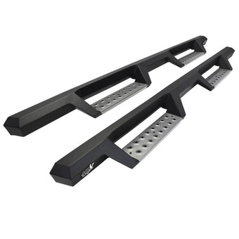 compare product Westin 22-23 Toyota Tundra Double Cab HDX Stainless Drop Nerf Step Bars - Tex. Blk