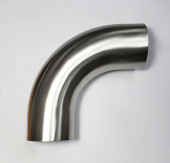 compare product Stainless Bros 4in Diameter 1.5D / 6in CLR 90 Degree Bend Leg Mandrel Bend