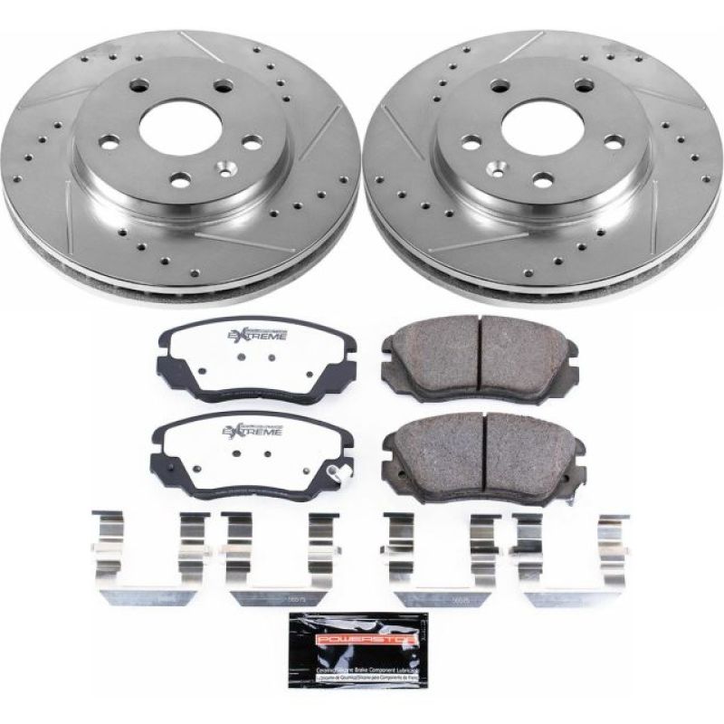 Power Stop 11 - 16 Buick LaCrosse Front Z26 Street Warrior Brake Kit - My Store
