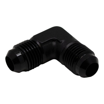 compare product DeatschWerks 6AN Male Flare to 6AN Male Flare 90-Degree Fitting - Anodized Matte Black