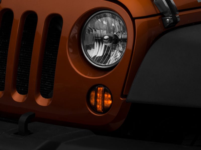 Raxiom 07 - 18 Jeep Wrangler JK Axial Series LED Front Turn Signals (Smoked) - My Store