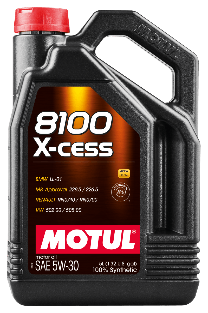 Motul Synthetic Engine Oil 8100 5W30 X - CESS 5L - My Store
