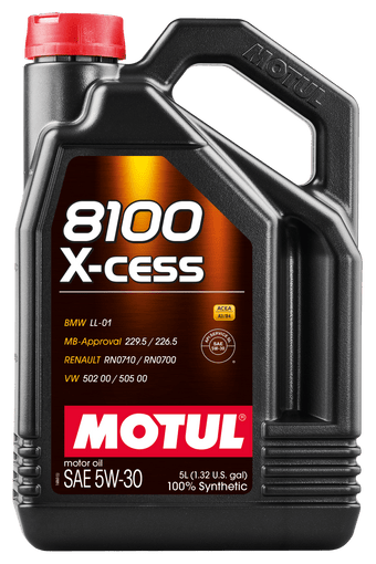 compare product Motul Synthetic Engine Oil 8100 5W30 X-CESS 5L