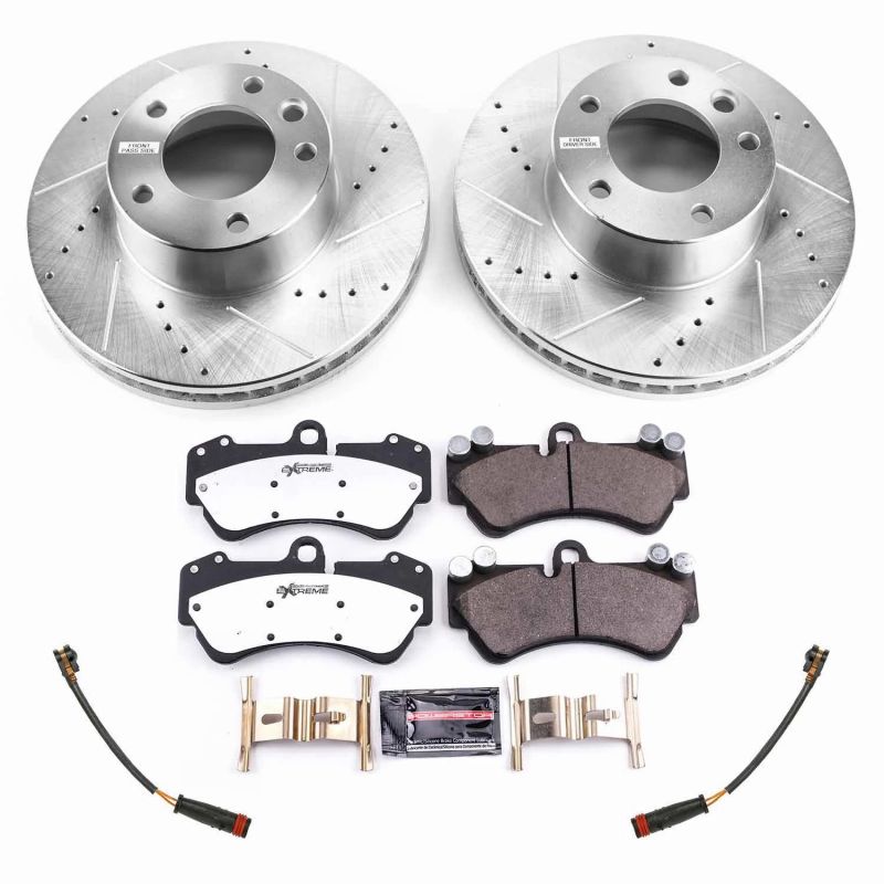 Power Stop 17 - 18 Mercedes - Benz G550 4x4 Front Z26 Street Warrior Brake Kit - My Store