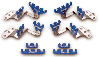 compare product Moroso Chevrolet Small Block Ignition Wire Loom Kit - Centerbolt - 7-9mm - Blue