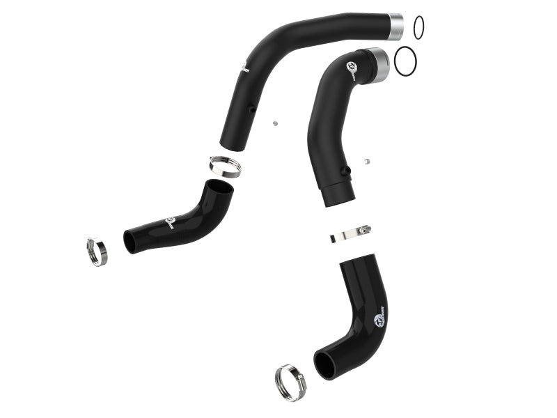 aFe BladeRunner Black 3in Intercooler Hot & Cold Side Pipe Kit 20 - 21 Jeep Wrangler V6 - 3.0L (td) - My Store