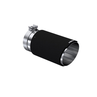 compare product MBRP Universal Carbon Fiber Tip 6in OD/5in Inlet/12in L - Angle Cut Tip