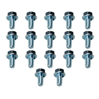 compare product Moroso Ford C-6 Stamped Steel Transmission Pan Bolts - Set of 17