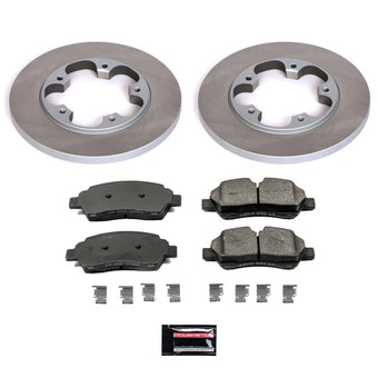 compare product Power Stop 15-19 Ford Transit-350 Rear Semi-Coated Rotor Kit