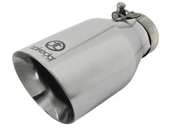 compare product aFe Takeda 304 Stainless Steel Clamp-On Exhaust Tip 2.5in. Inlet / 4.5in. Outlet / 9in. L - Polished
