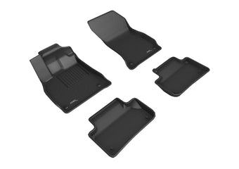 compare product 3D MAXpider 2018-2020 Audi Q5 Kagu 1st 2nd Row Floormats - Black