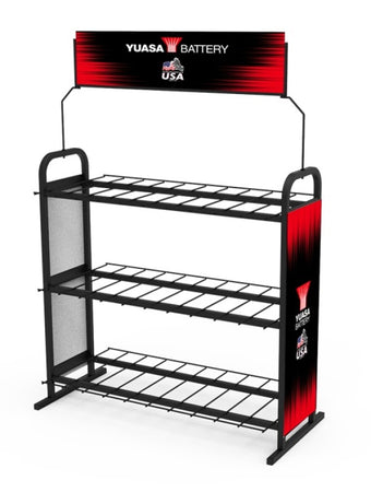 compare product Yuasa Large Battery Rack (Holds 16-20 Batteries)