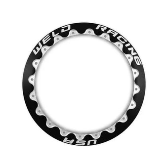 compare product Weld Double Beadlock Ring 16in. / 18-Hole Drag Ultra Lite - Black