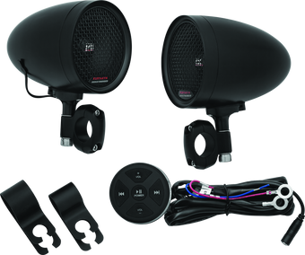 compare product Kuryakyn Road Thunder Speaker Pods Bluetooth Audio Controller Black