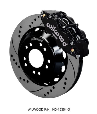 compare product Wilwood Narrow Superlite 6R Front Hat Kit 14.00 Drilled 63-87 C10 w/ Wilwood Pro Spindles