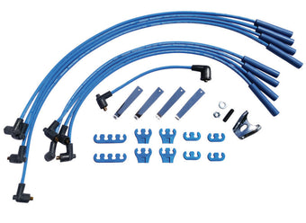 compare product Moroso Chevrolet Big Block Ignition Wire Dress-Up Kit - Pre-HEI - Blue Max - Spiral Core