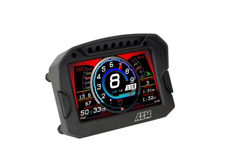 AEM CD - 5LG Carbon Logging Digital Dash Display w/ Internal 10Hz GPS & Antenna - My Store
