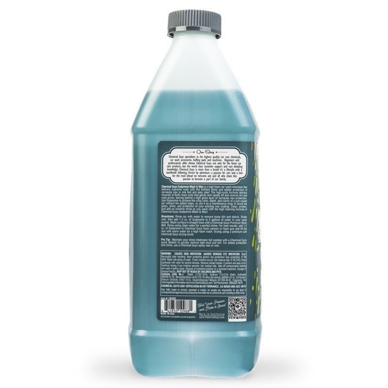 Chemical Guys Sudpreme Wash & Wax Car Wash Soap - 1 Gallon - My Store