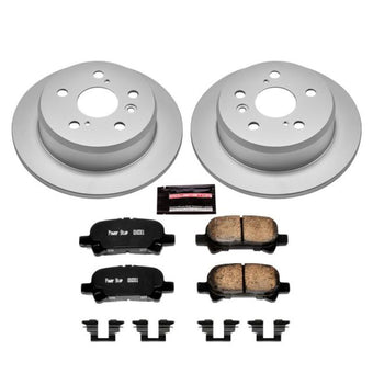 compare product Power Stop 05-07 Toyota Avalon Rear Z17 Evolution Geomet Coated Brake Kit